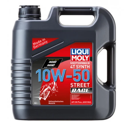 10W-50 helsyntet Street Race 4L