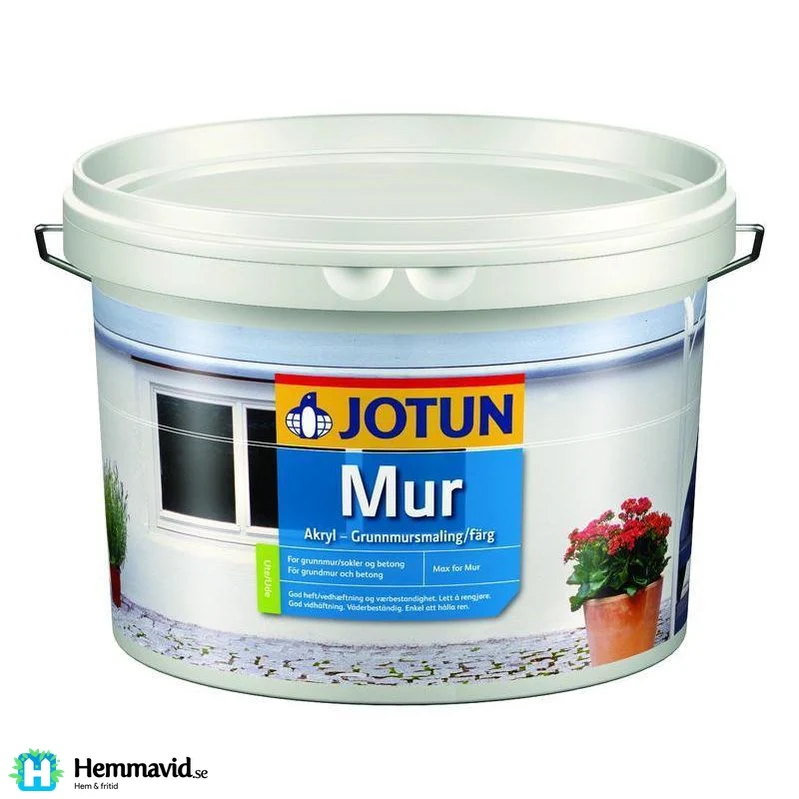 JOTUN FIRST-EDITION AKRYL MUR UTGÅR, så långt lagret räcker Endast möjlig i ljusa kulörer 10l