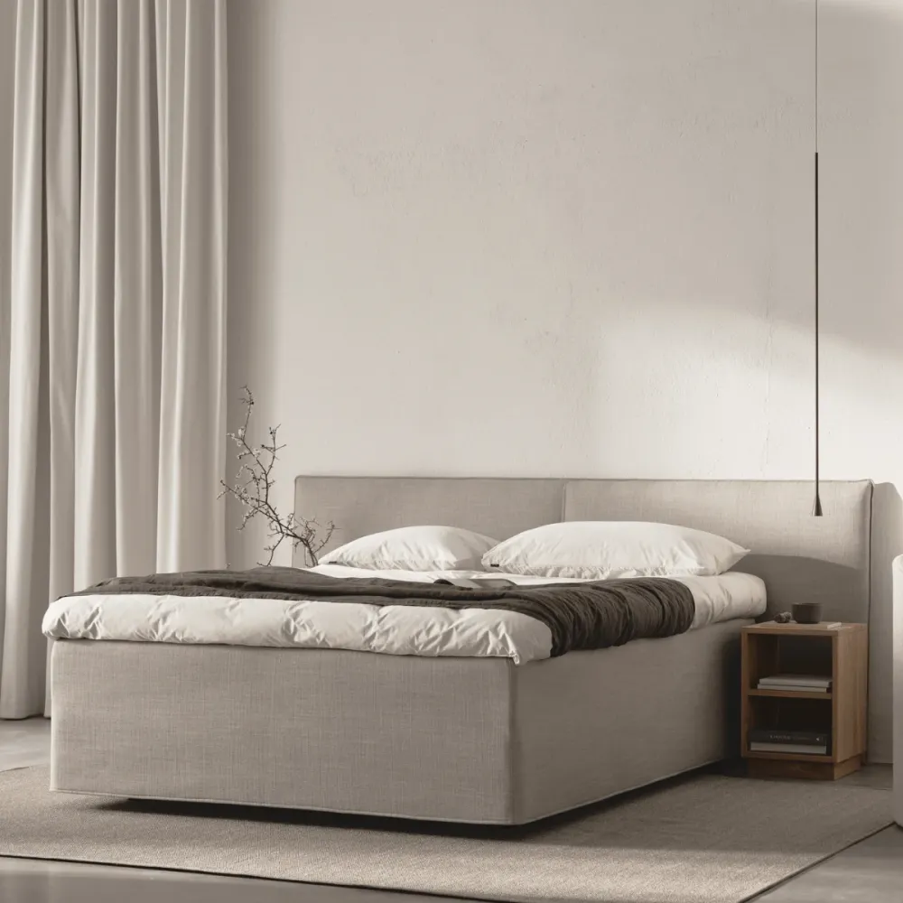 Organisk linne Viking Beds Sängklädsel 80x200x46
