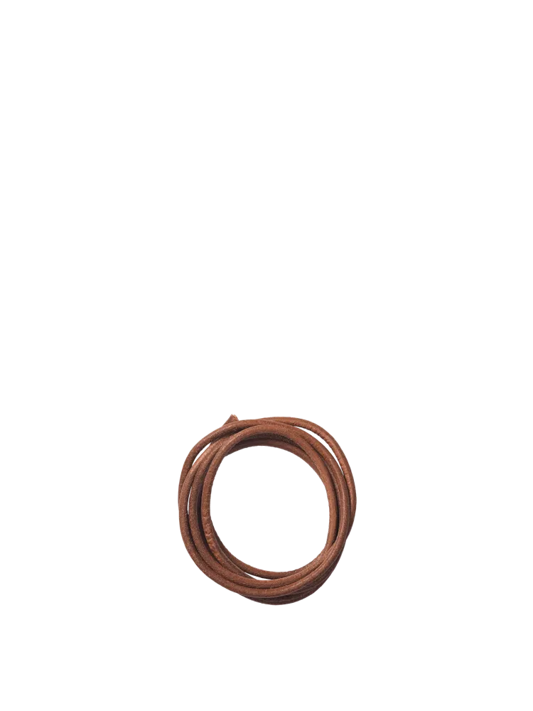 Herman Laundry - Leather String - Kastanj