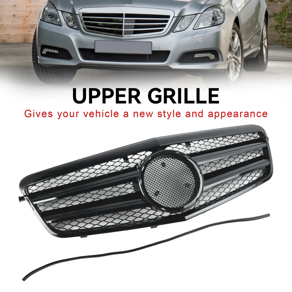 09.2009-02.2013 Mercedes-Benz E-klass W212 E200 E220 E350 E550 Främre stötfångargrill Grill