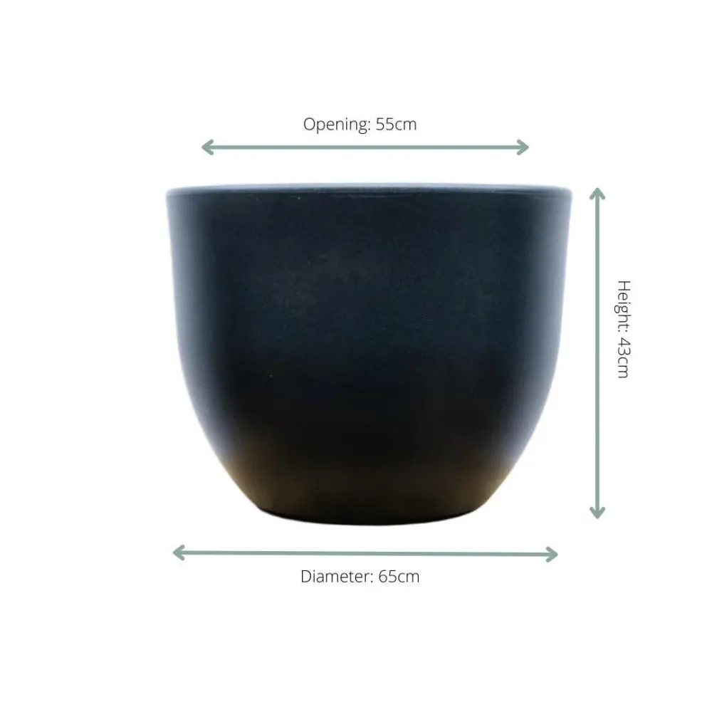 Eggy Pot antracit 65cm