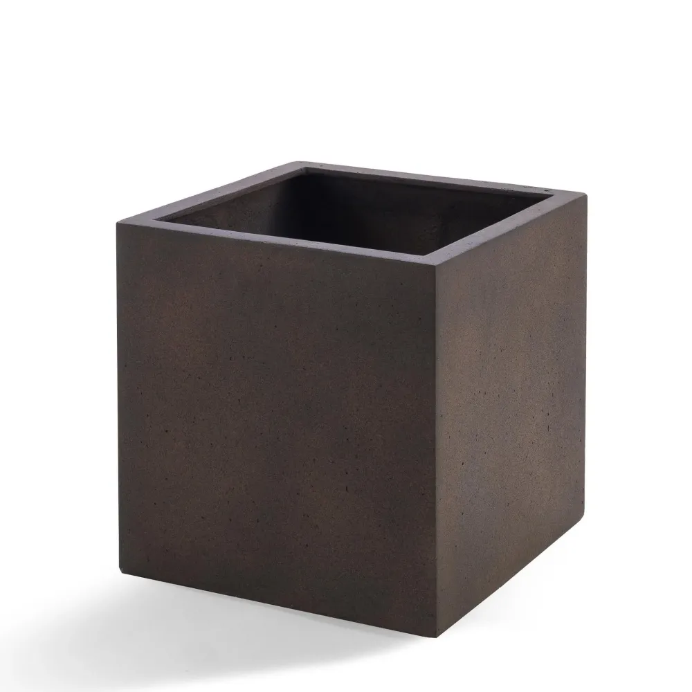 Grigio Rusty Iron Cube 40cm