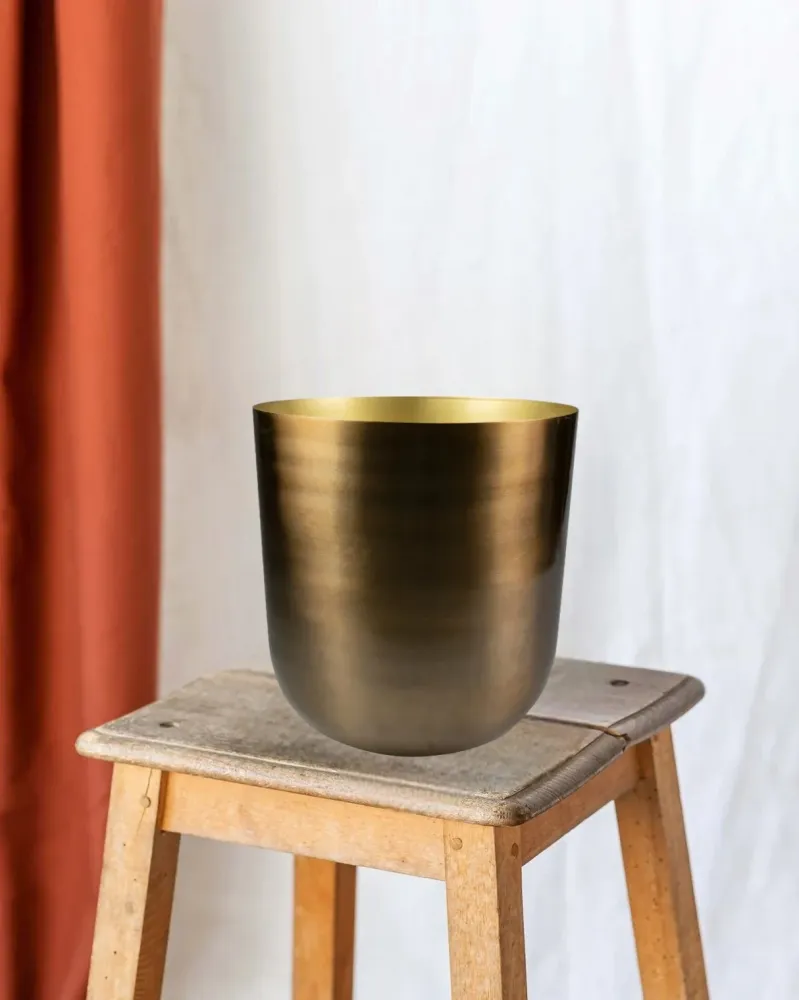 Gyllene växtkruka d20cm