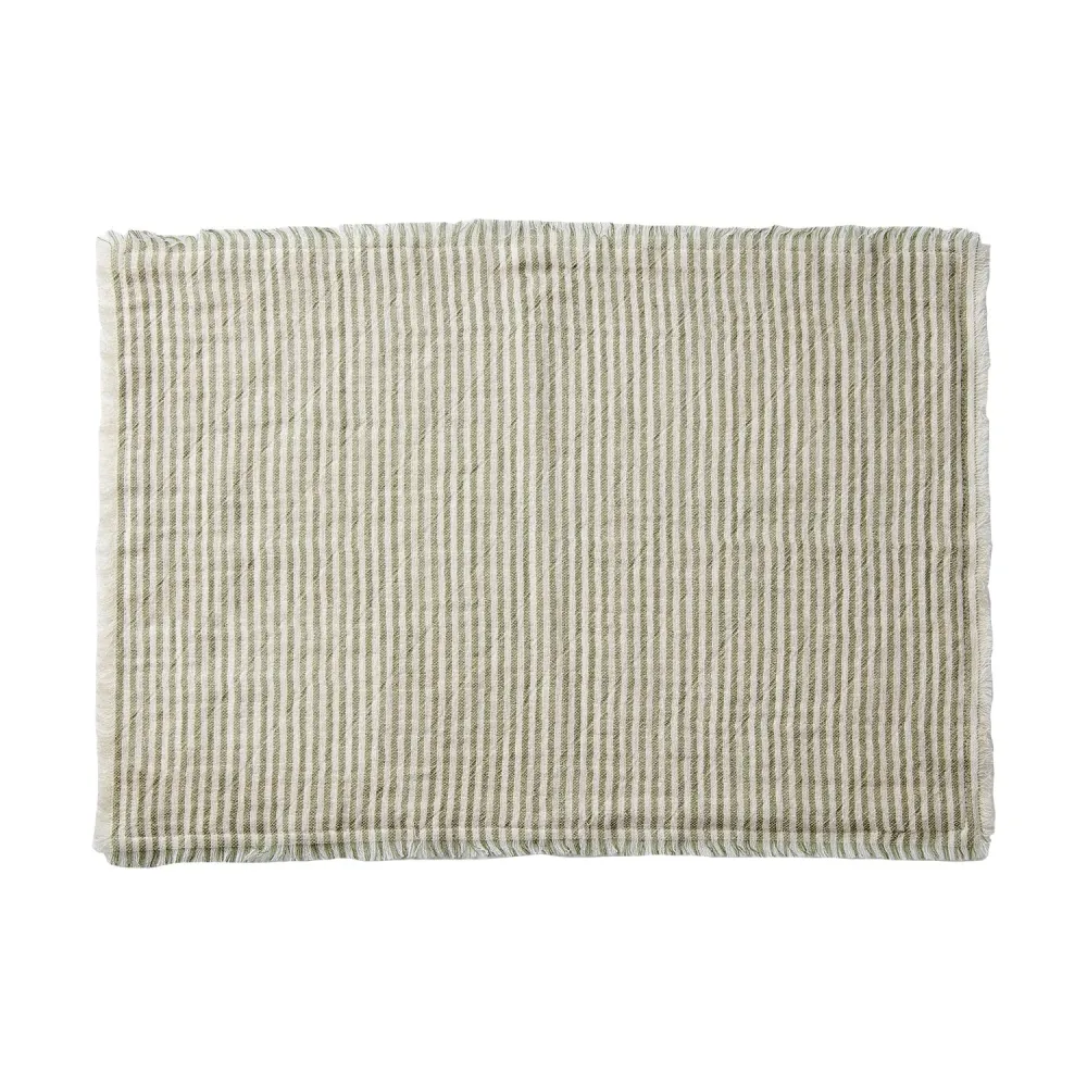 LINE Bordstablett, Grön/vit 4 Cushions