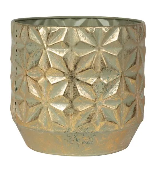 Linske Pot Shiny Gold 19 cm