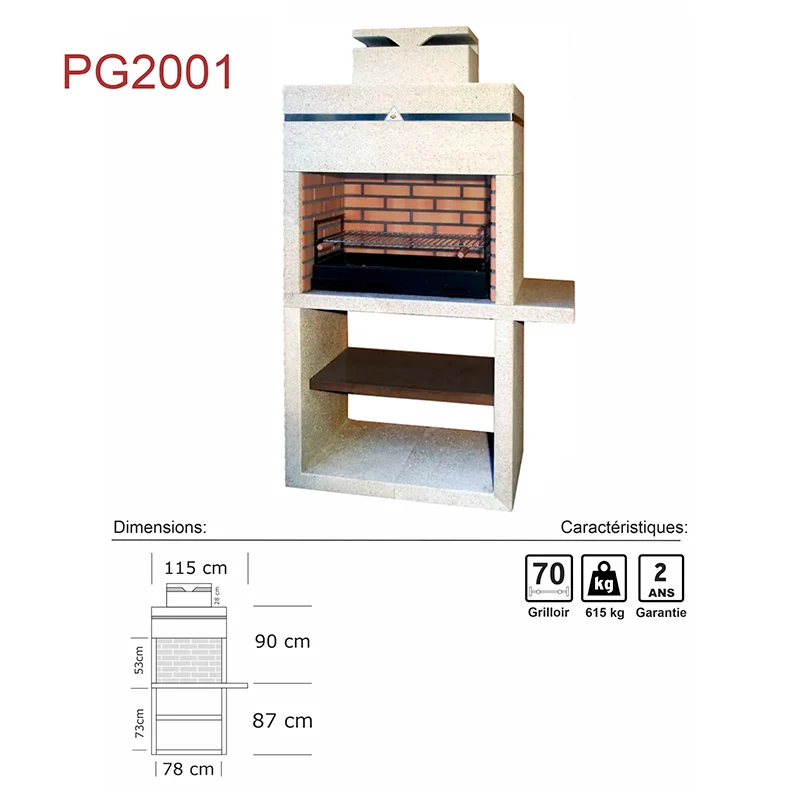 Samtida grill PG2001M