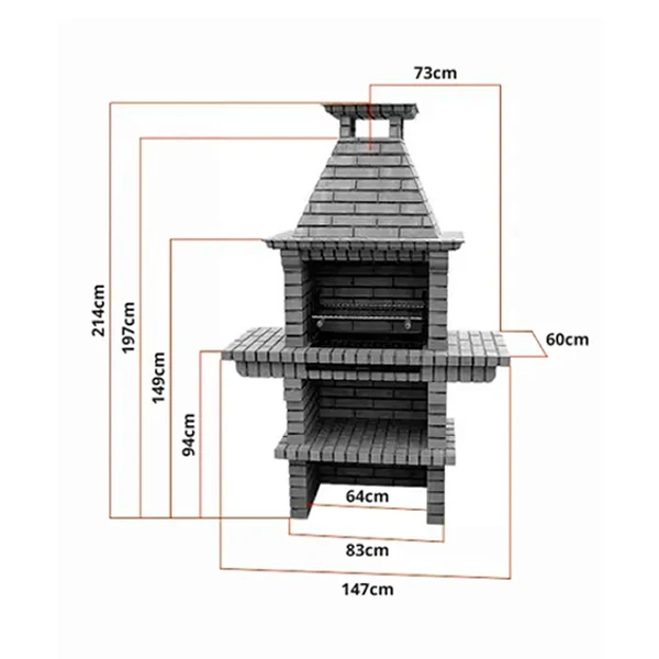Tegelgrill CS1360F
