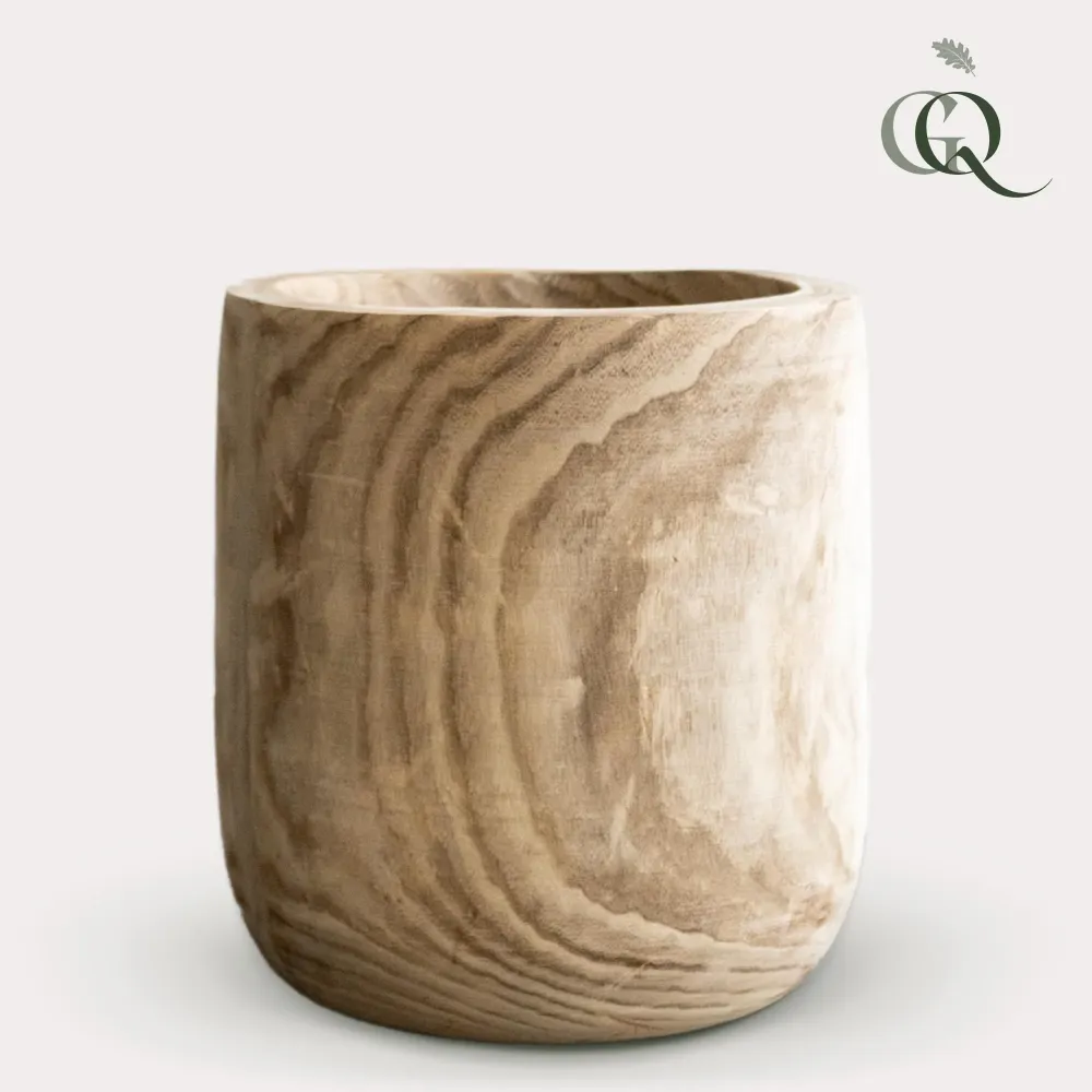 Träkruka - h42cm, Ø40cm