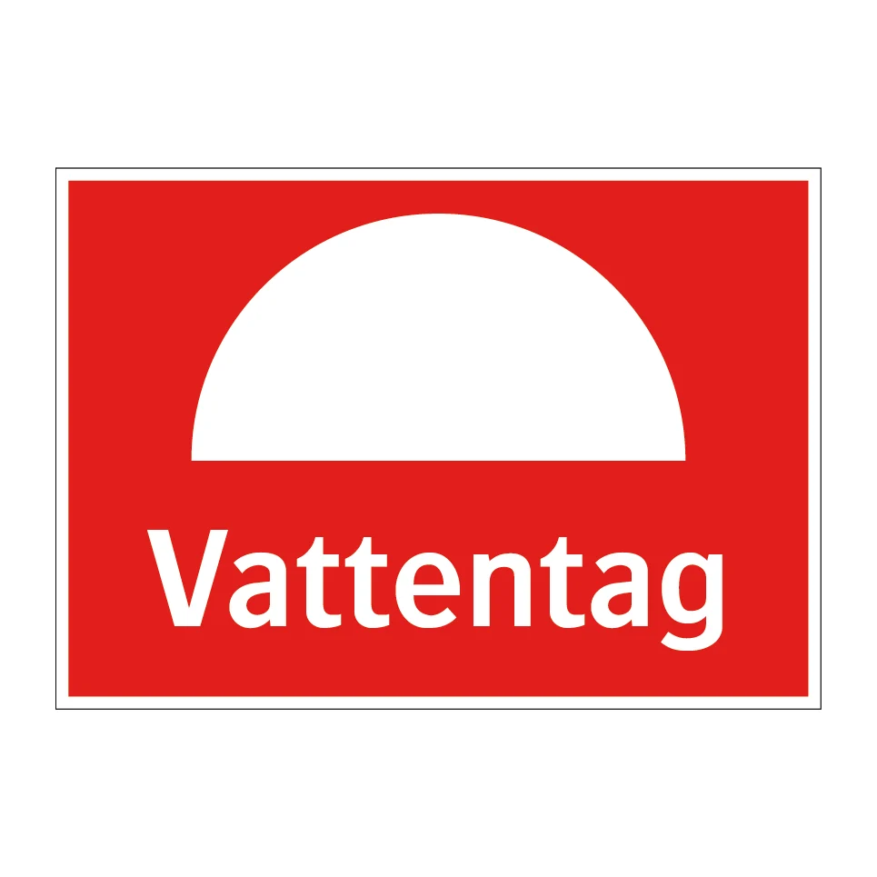 Vattentag 297x210mm