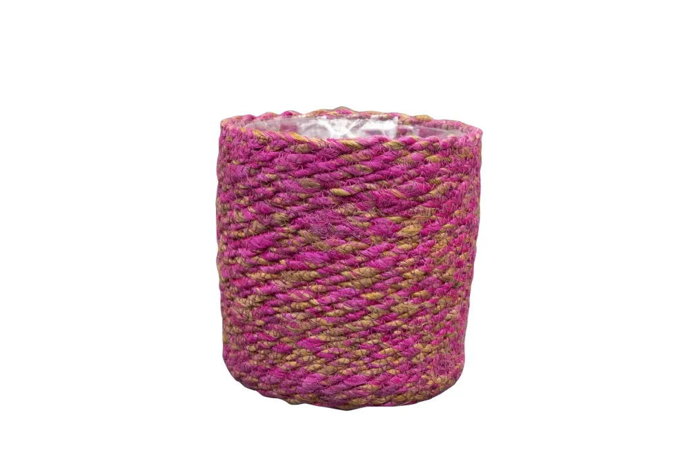 Vävd korg - Rosa