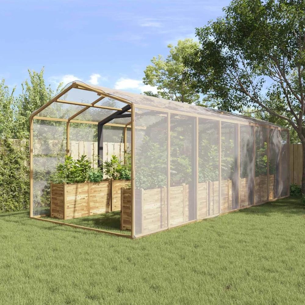 Växtskydd Transparent 6 x 8 m PE