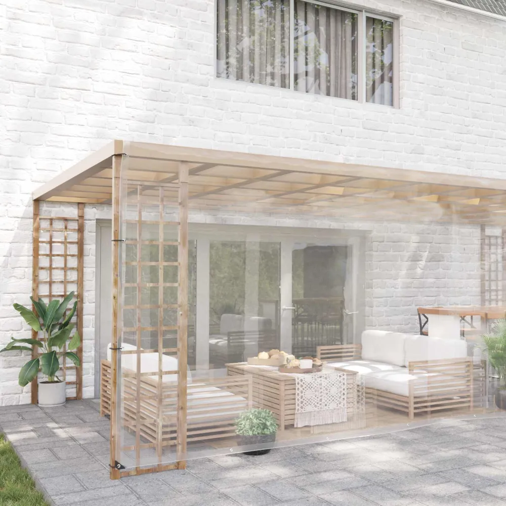 Växtskydd Transparent 6 x 8 m PVC