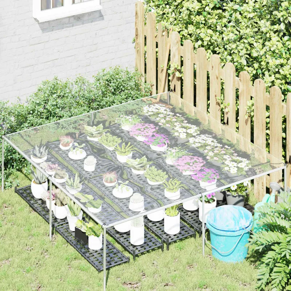 Växtskydd Transparent 2 x 2 m PVC