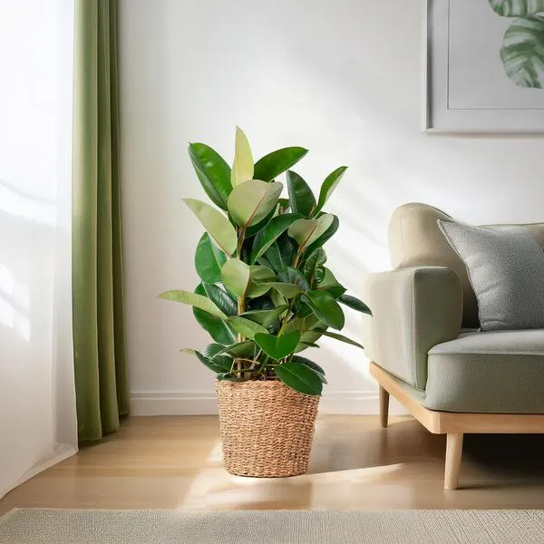 Ficus Elastica Robusta med kruka